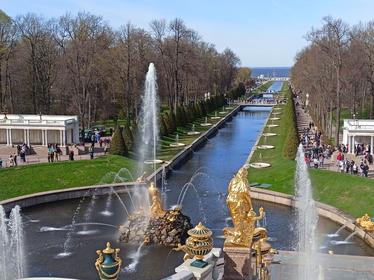 Морской канал — главная ось Петергофа