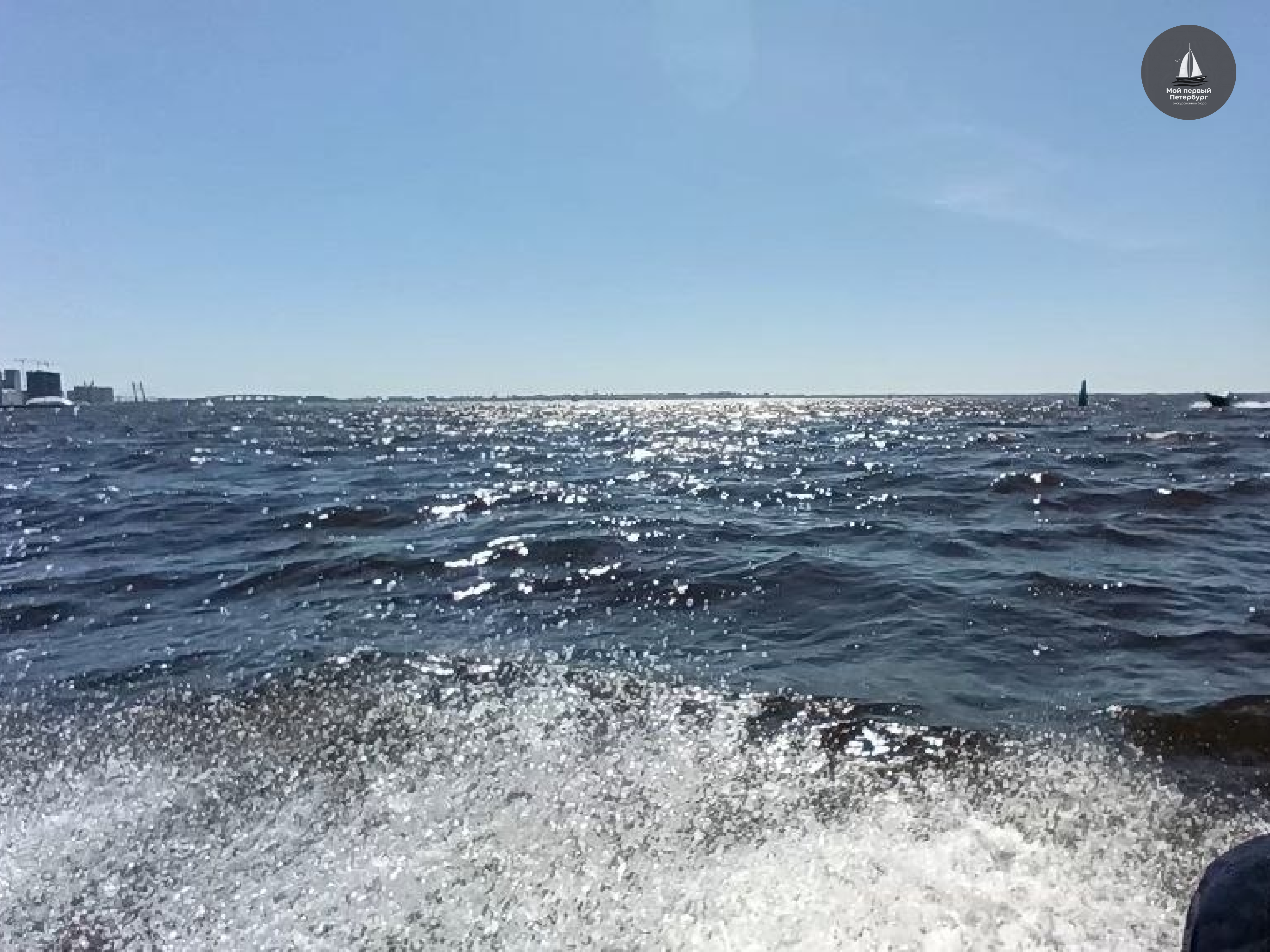 Купание в Финском заливе на маршруте в Кронштадт
